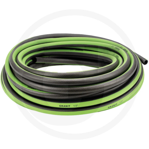 GRANIT BLACK EDITION Wasserschlauch 1/2" – Robuste Profi-Qualität für Garten und Landschaft by Rosenow's Service