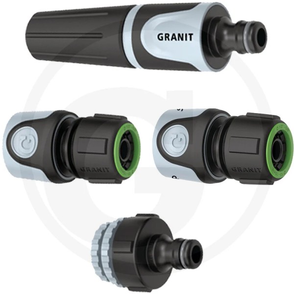 GRANIT BLACK EDITION Grundausstattung – Das Starter-Set für alle Gartenanschlüsse